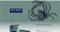 Desktop Screenshot of aguademarsietemares.com